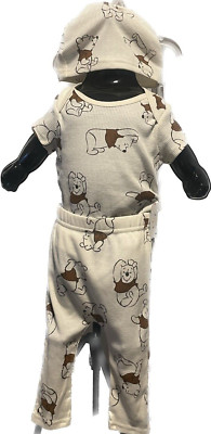 Winnie-the-Pooh Disney 3-piece set-6M-9M