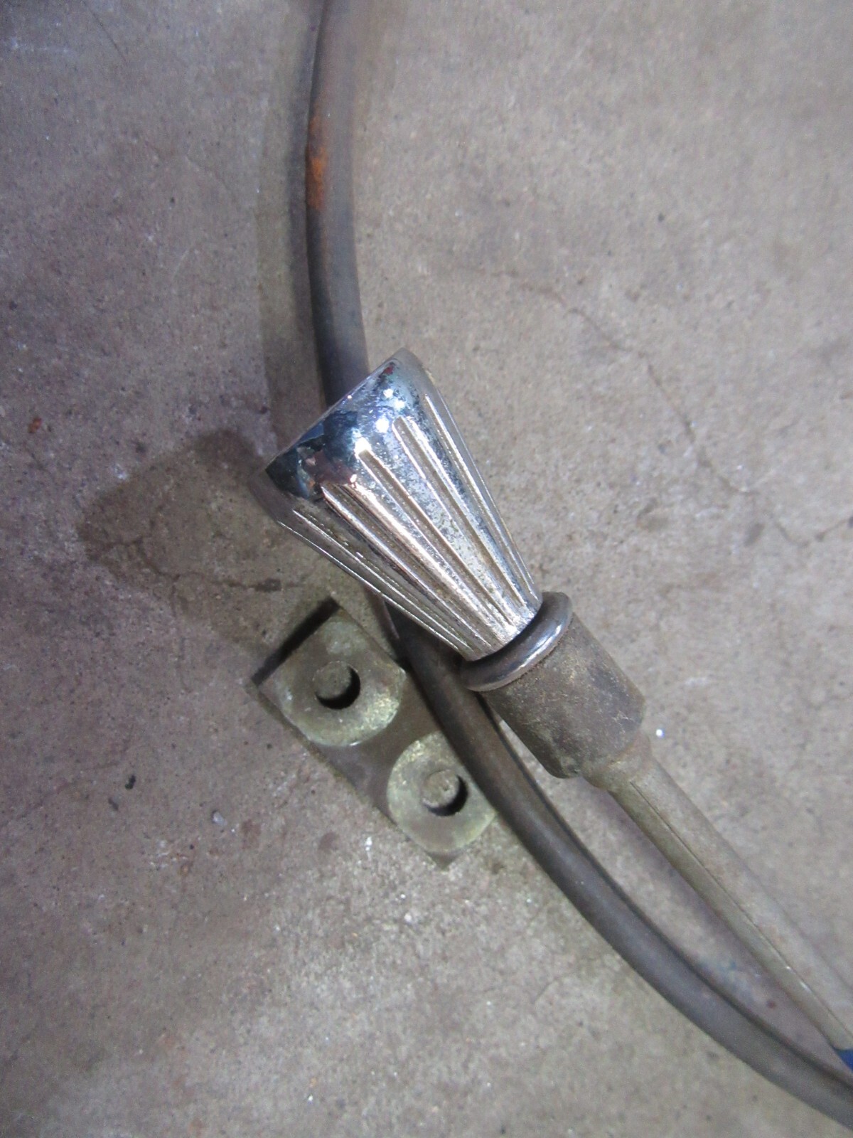 1963 Chevrolet Impala Belair interior fresh air kick panel vent cable