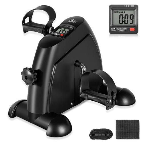 Mini Exercise Bike Pedal Exerciser Cycle Adjustable Resistance w/LCD Display - Picture 12 of 19