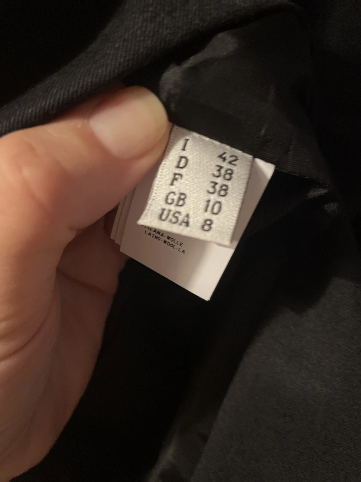 Abito midi MOSCHINO nero a tubino IT42 UK10 di design