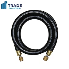 Appion MH120006EAK - 1/2' Dia. Hose, 6-foot, 3/8'FL to 1/4'FL, Black