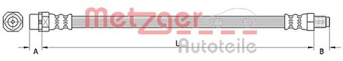 Flessibile del freno FEBI BILSTEIN 02691
