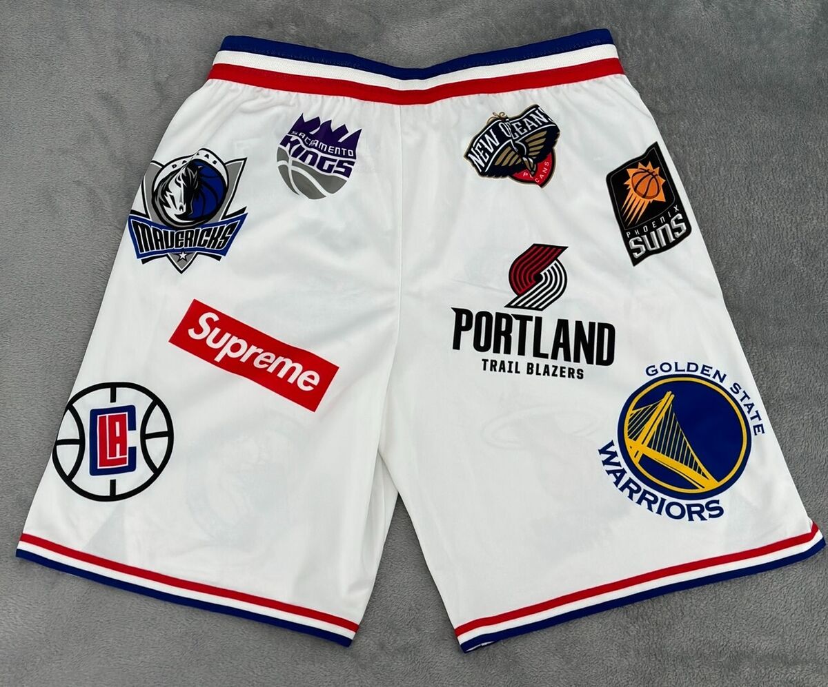 Supreme x Nike NBA Shorts Mens 38R Large Authentic Teams Supreme x Nike NBA Shorts Mens 38R Large Authentic Teams