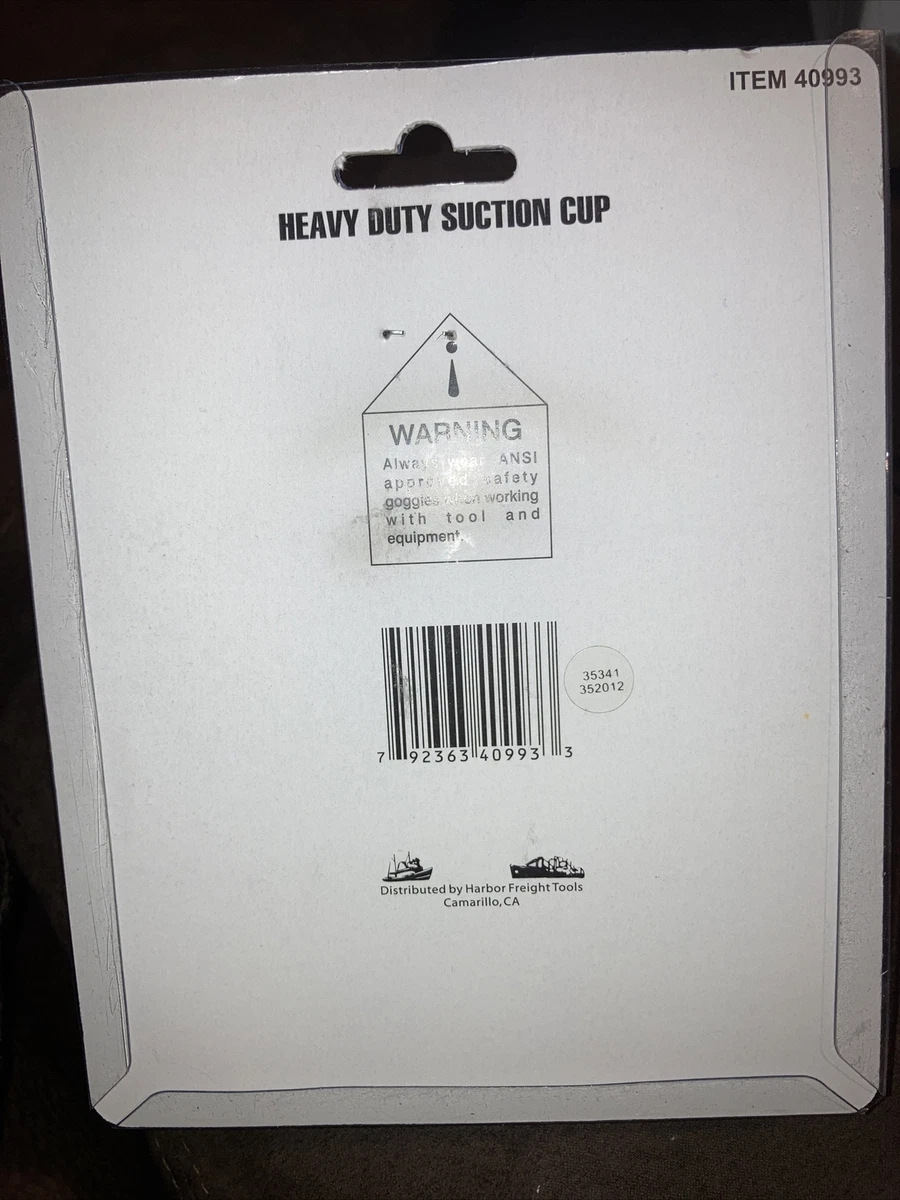 Harbor Freight 4 1 2 Diameter Suction Cup