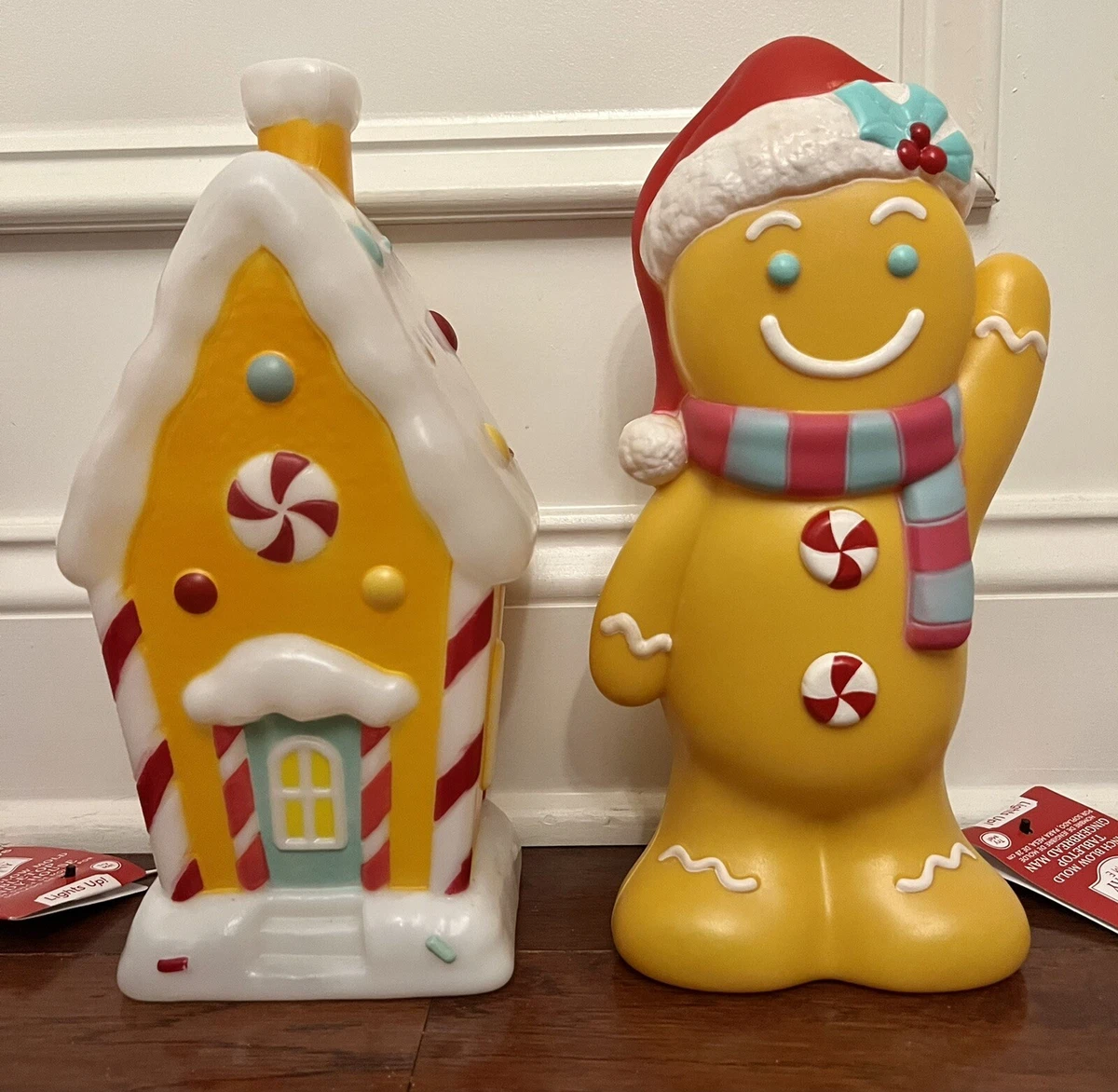Christmas gingerbread and gingerbread house blow mold