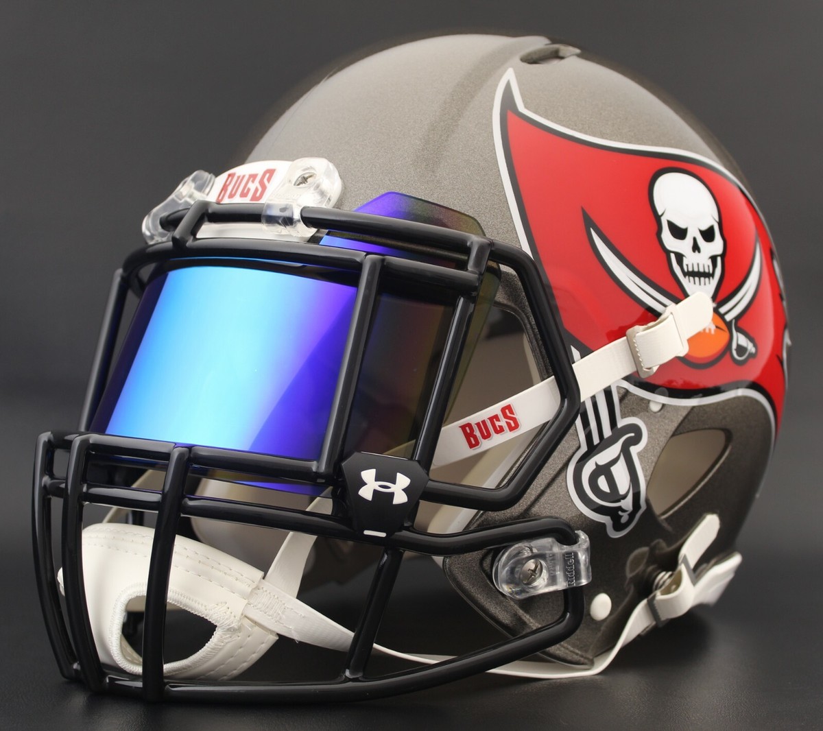 ***CUSTOM*** TAMPA BAY BUCCANEERS Full Size NFL Riddell SPEED Football  Helmet