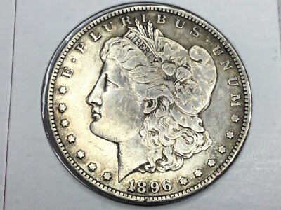 1896-S Morgan Dollar in higher extremely fine grade