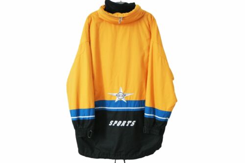 Vintage BOGNER Ski Anorak Jacket 90s yellow black retro wear Size XXL - Picture 2 of 8