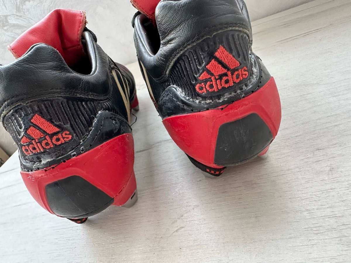 Adidas Predator Pulse SG Black Red Football Soccer Cleats Adidas Predator Pulse SG Black Red Football Soccer Cleats