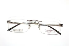 BRAND NEW NATURALLY RIMLESS NR366 BRN BROWN EYEGLASSES RX FRAMES 54-19-140 MM
