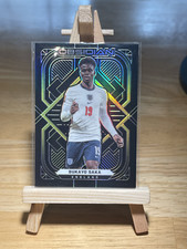 2021-22 Panini Obsidian BUKAYO SAKA 03/10 Electric Etch Yellow England