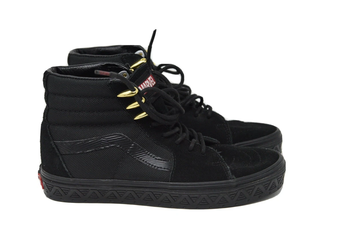 Marvel vans black and cheap white