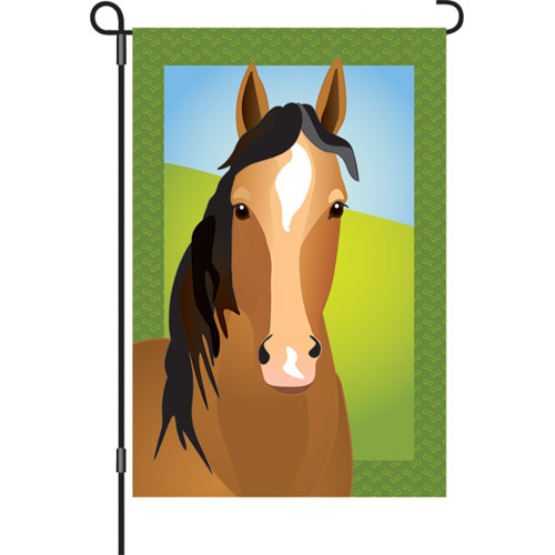 Bandera de jardín Silly Filly Horse (12"" x 18"" aprox) PR 51584 - Imagen 1 de 1
