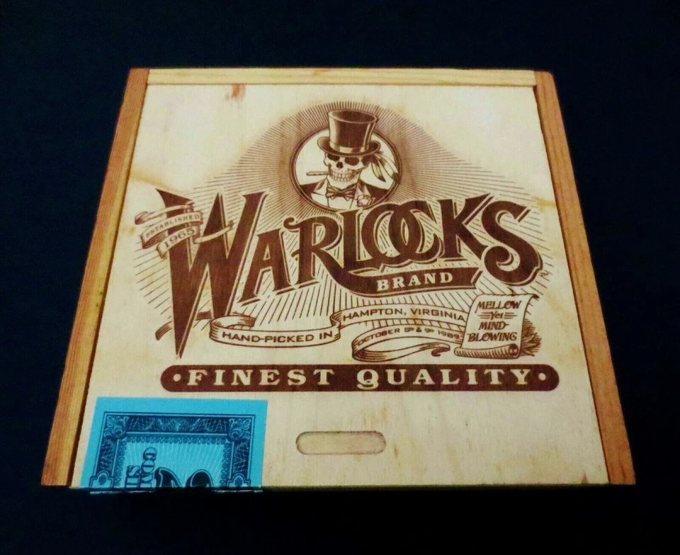 Grateful Dead Warlocks Box Set 1989 Hampton Coliseum Virginia VA CD Wood Cigar - Image 2 of 4