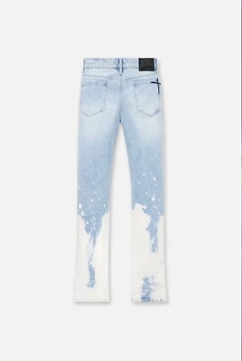 RTA BRAND Denis Skinny Jeans | Light Wash Splatter MSRP: 265