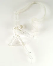 Vintage 1983 Milon Townsend Art Glass Sculpture Ballet Dancer With Ribbon