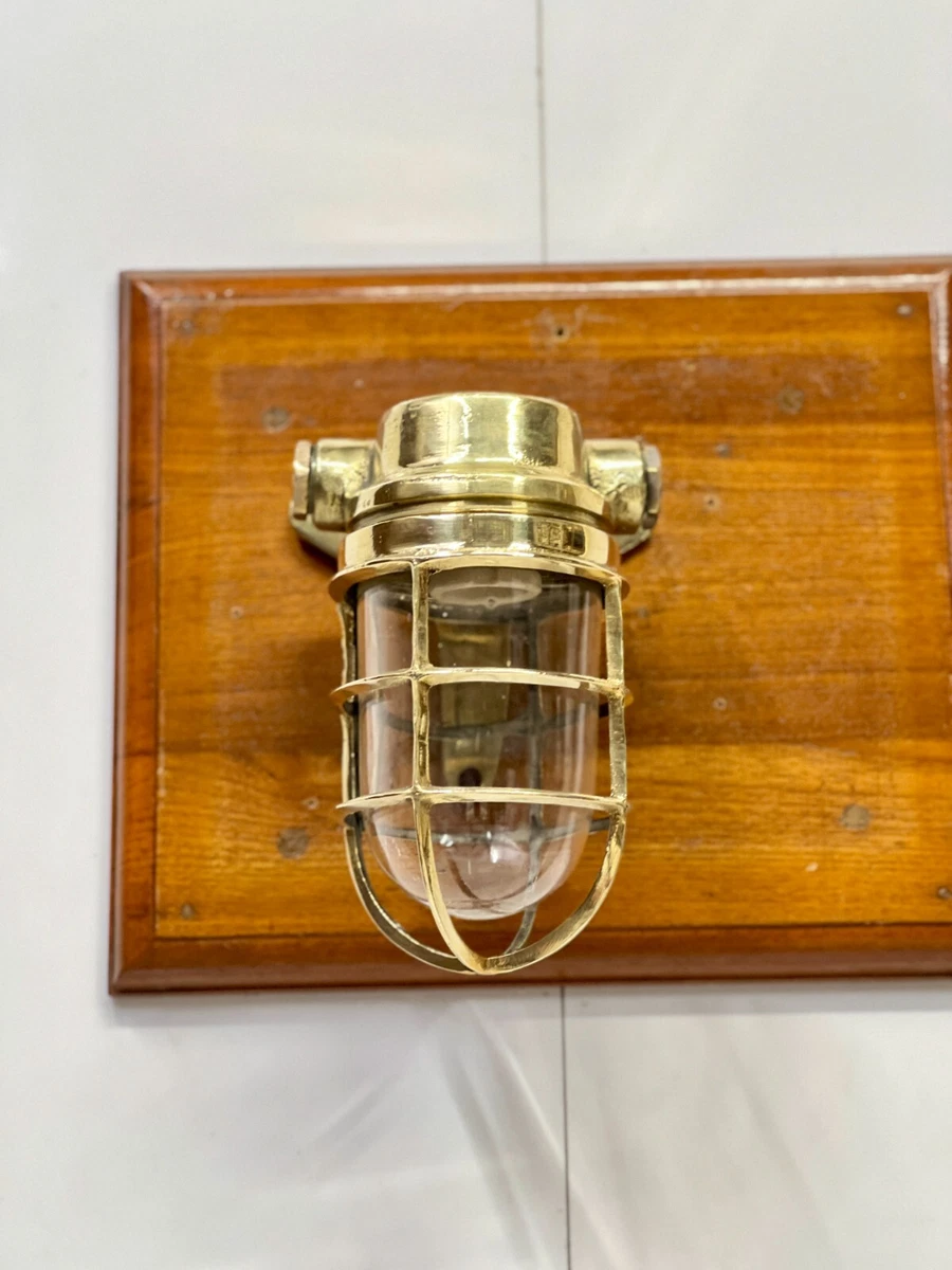 Maritime Style Antique Old Brass Wall Mount Nautical Ship Passage Light Fixture