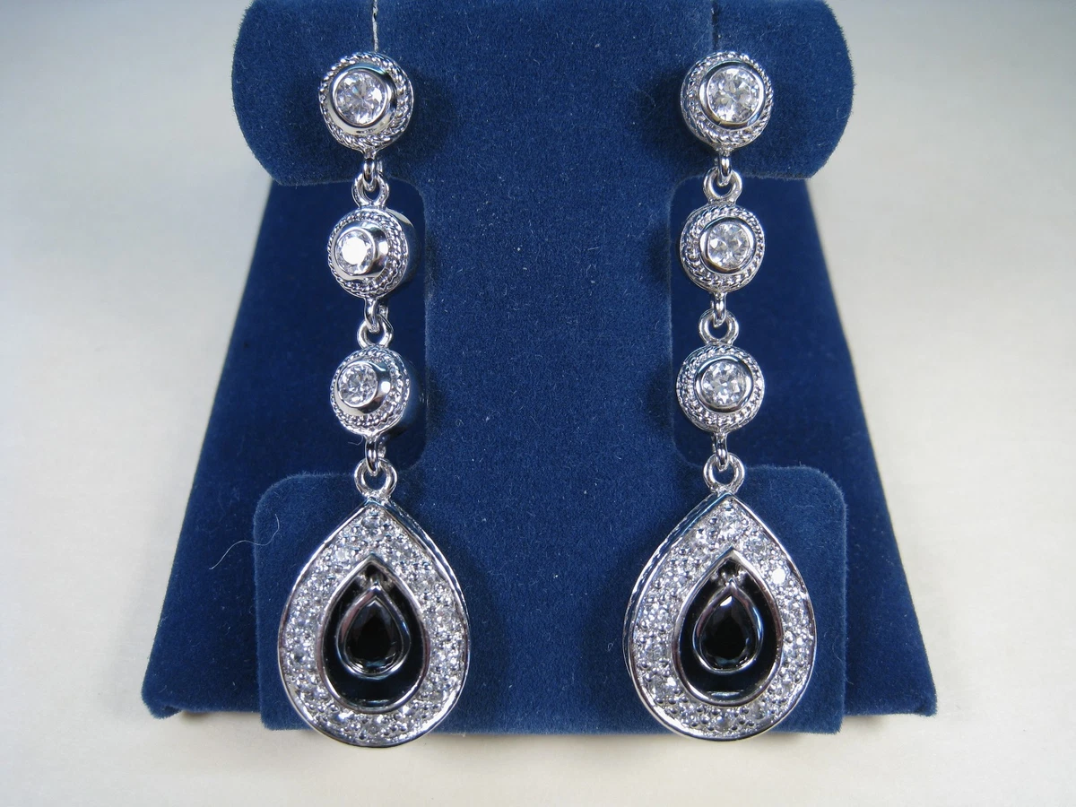Cubic zirconia deals dangle earrings
