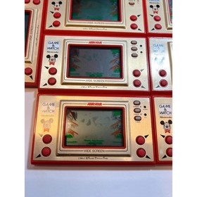 NINTENDO GAME AND & WATCH Mickey Mouse 1981 Wide Screen Set of 10 consoles
