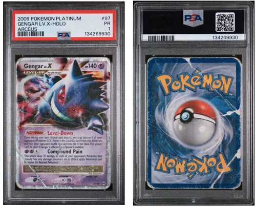 Gengar Lv.X Holo 97/99 PSA 1 **POP 36 New Cert** - Pokemon TCG