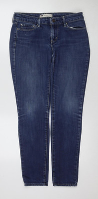 Levi's Skinny Jeans Damen Blau Größe 28