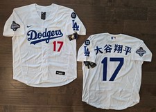 Shohei Ohtani 17 LA Dodgers Kanji Japanese Stitched Home White 2025 WS Jersey