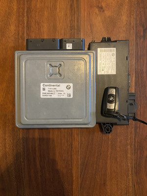2009-2011 BMW E90 328XI ECU DME MSV80 CAS CAS3 KEY OEM   7629052