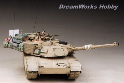 Award Winner Built 1/35 M1A1HA Abrams,The Rock of the Marne Div,Iraqi +Crew