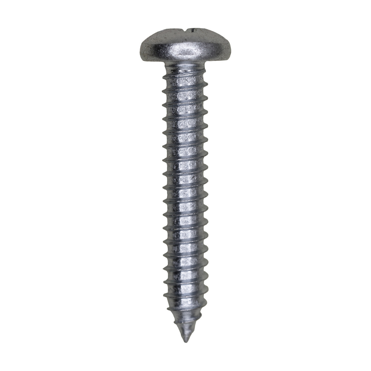 Auveco 3093, 14 X 1 1/2 Phillips Pan Head Tap Screw Zinc, Pack Size: 100