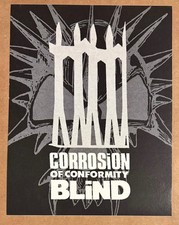 Corrosion of Conformity - Blind RARE promo sticker '91