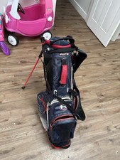 Rife Waterproof Golf Stand Bag with 7-Way Divider and Rain Hood