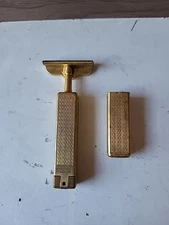 Vintage Gold Tone  Schick Repeating Safety Razor "Type C" 1926-1935 