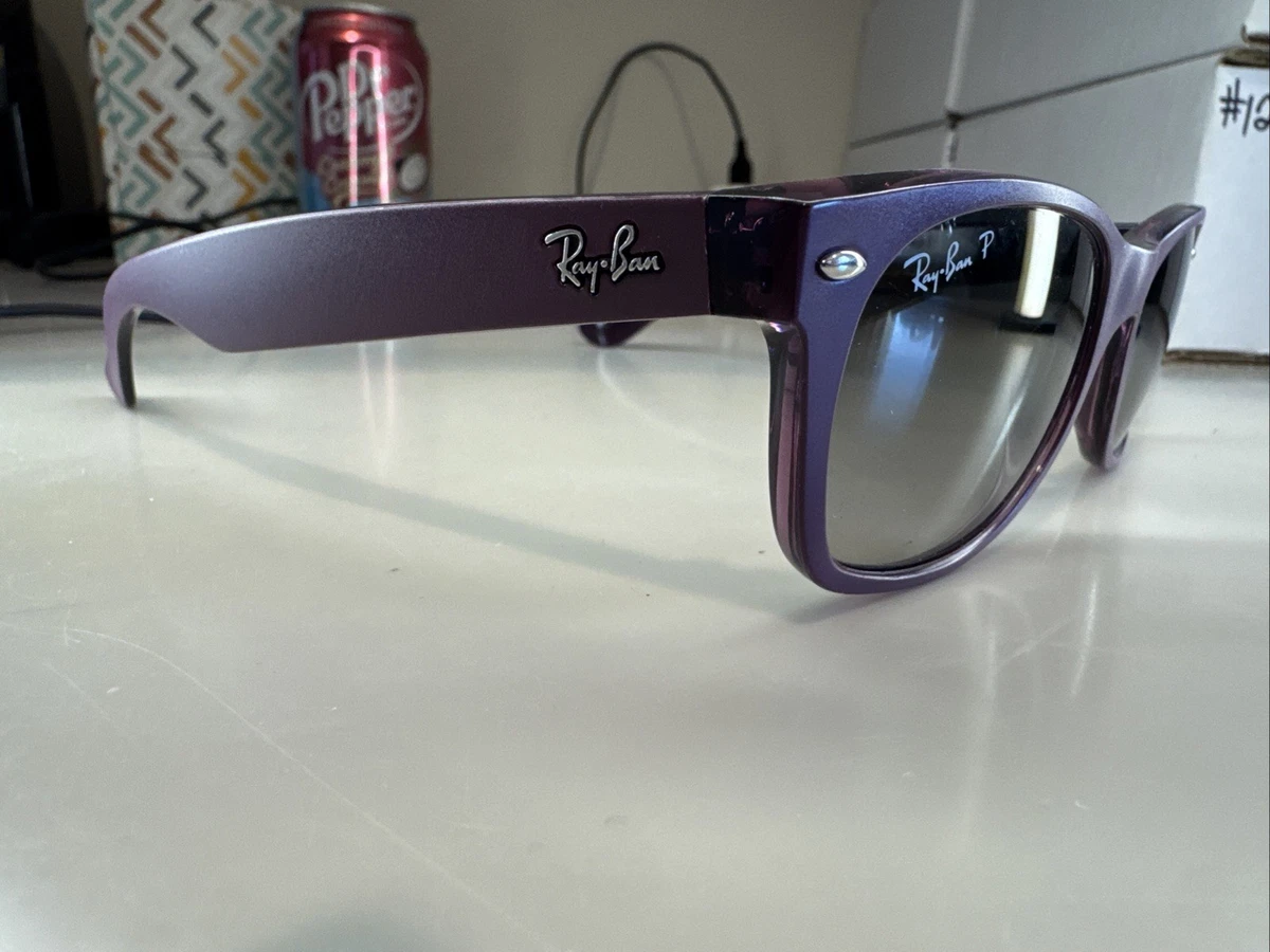 Ray-Ban Purple Gray Sunglasses for Men for sale | eBay display picture 2