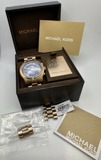 Michael Kors Hunger Stop MK8358 Rose Gold Stainless Steel Quartz Men's Watch