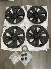 JuS NEU Tesla Juniper Model Y Radkappen 19 Zoll Schwarz  TOP 4St 2025 Crossflow 