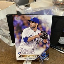 2016 Topps Scott Alexander 366 Kansas City Royals Rookie RC Baseball Card