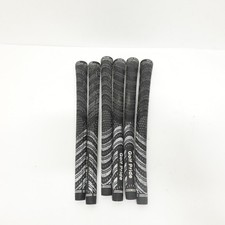 Set of 6 New Golf Pride MultiCompound MCC Grips Black White Standard