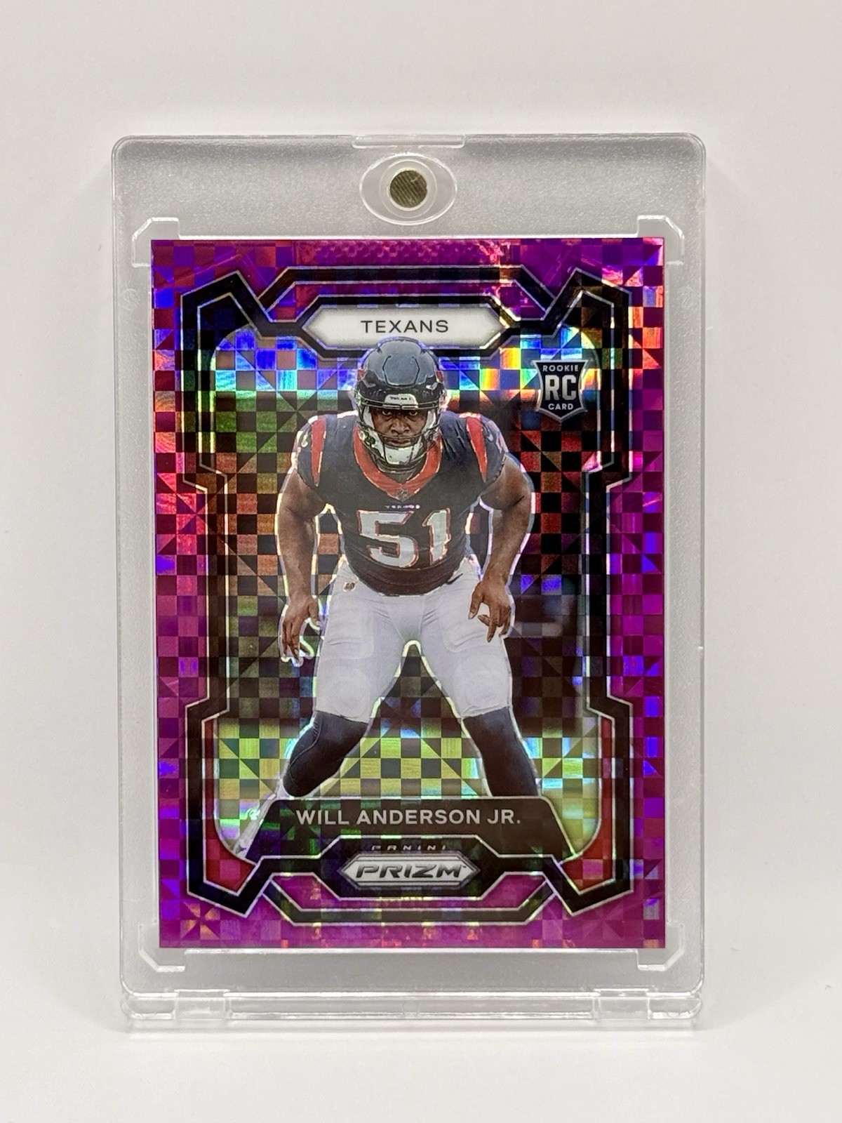 2023 Panini Prizm #342 Will Anderson Jr. Purple Power Rookie #/49