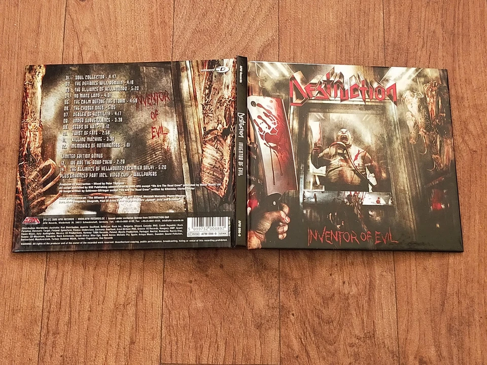 Destruction- Inventor Of Evil, Original-Digi-CD 2005 Enhanced (Exodus,Onslaught)