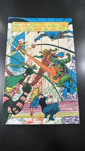 Justice League of America #200 KEY George Perez Wraparound JLA Origin DC 1982 - Picture 7 of 8