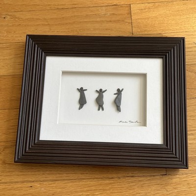 Celebrate Life Sharon Nowlan Pebble Art - Brown 8x10 Framed Wall Art