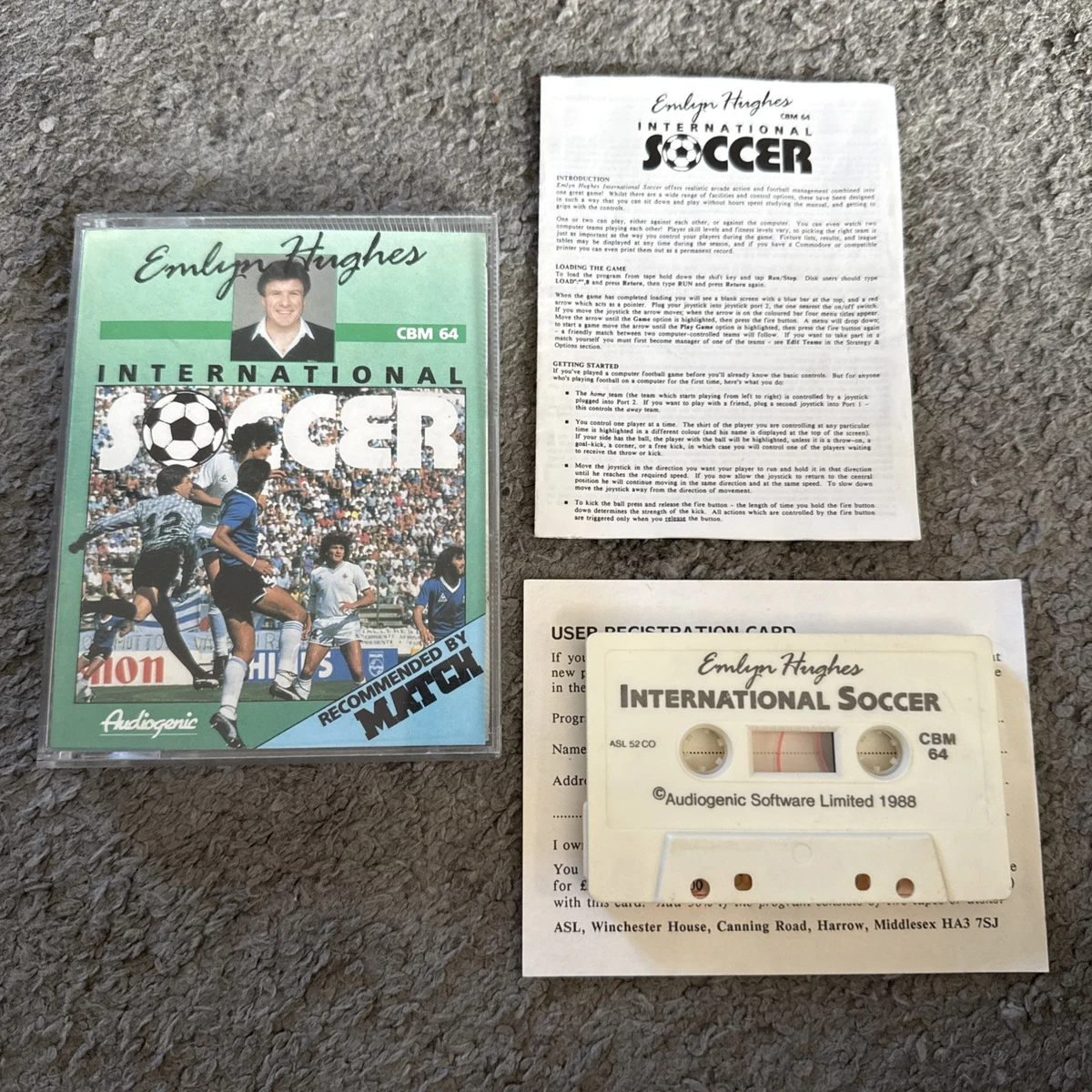 Gary Linekers Superstar Soccer (1987) â€ Classic Commodore 64 Football/Soccer (Arcade) Game Online