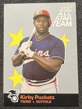 1987 FLEER ALL STAR TEAM INSERT KIRBY PUCKETT (MINNESOTA TWINS) #5 NM