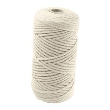 4mm x 200 Feet Jute Rope, Twine for Gardening Tomato 4mm x 200 Ft White