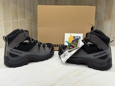 Salomon Quest Rove Gore-TEX(R) Black Magnet Quiet Shade Womens 8 Hiking Shoe