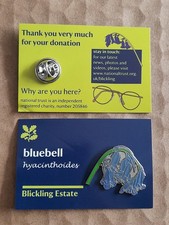 National Trust BLICKLING Bluebell Charity Pin Badge