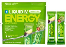 Liquid I.V. Energy Multiplier Sugar-Free Variety Pack, 26 pk.