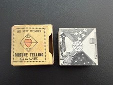 Vintage - 1918 - THE NEW WONDER - Fortune Telling Game - Complete with Box