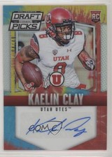 2015 Panini Prizm Collegiate Draft Picks Tie-Dye 4/49 Kaelin Clay #249 Auto 0j6