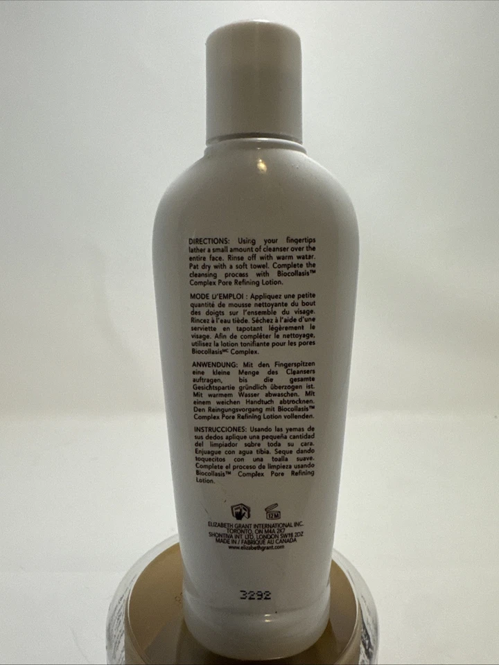 Complejo Biocollasis, Edad Celular Avanzada, Defensa, Limpiador Suave, 6.7 Fl Oz Foto 2 de 2